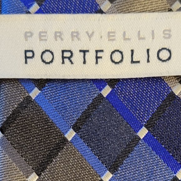 PERRY ELLIS MENS SILK TIE - Picture 4 of 4
